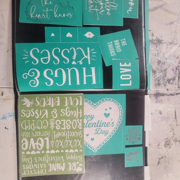 Bundle 3 ~ Reusable Silk Screen Stencils ~ 18 x 15 Binder~ Summer, Kitchen - Picture 12 of 16